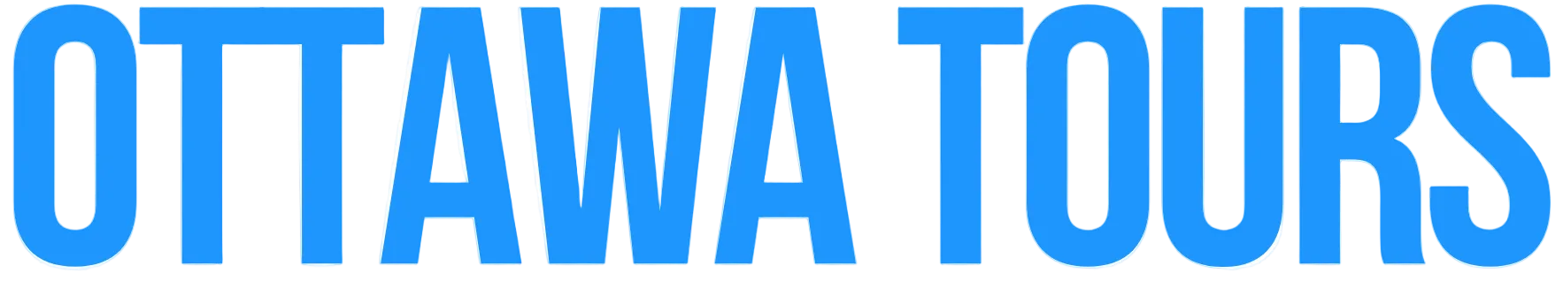 Blue Official logo of the ottawa tours website. 